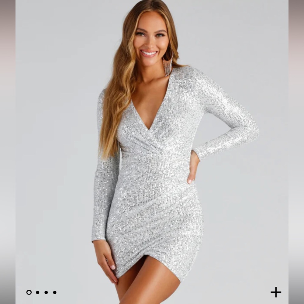 NWT Sequin Bodycon Dress - Windsor
